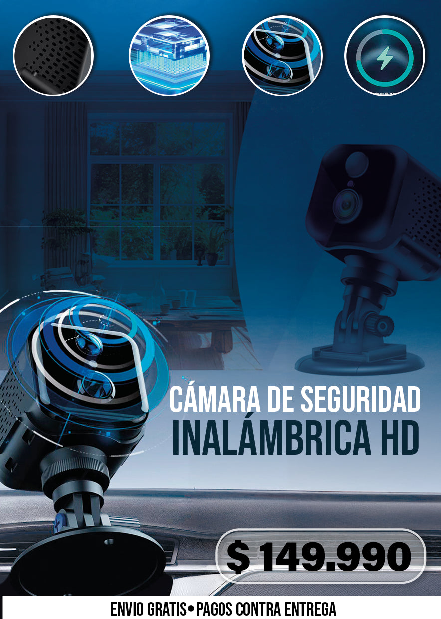 CÁMARA DE SEGURIDAD INALÁMBRICA HD