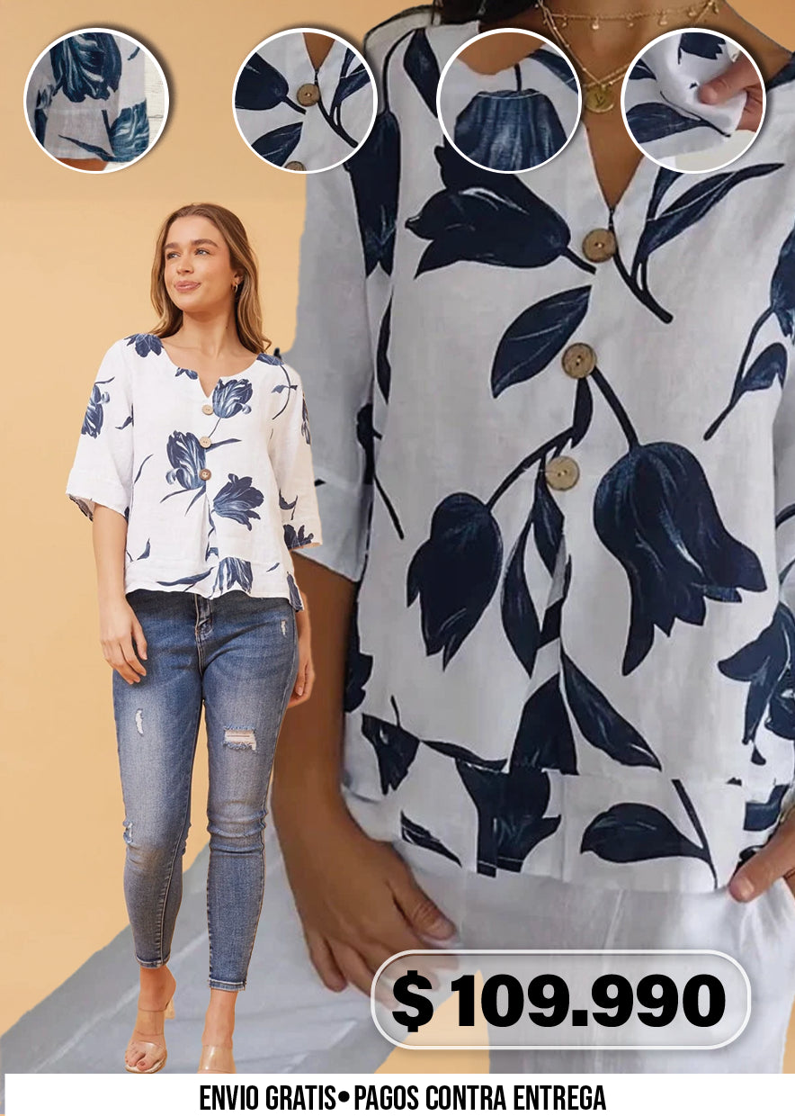 CAMISA MARINA BLOOM