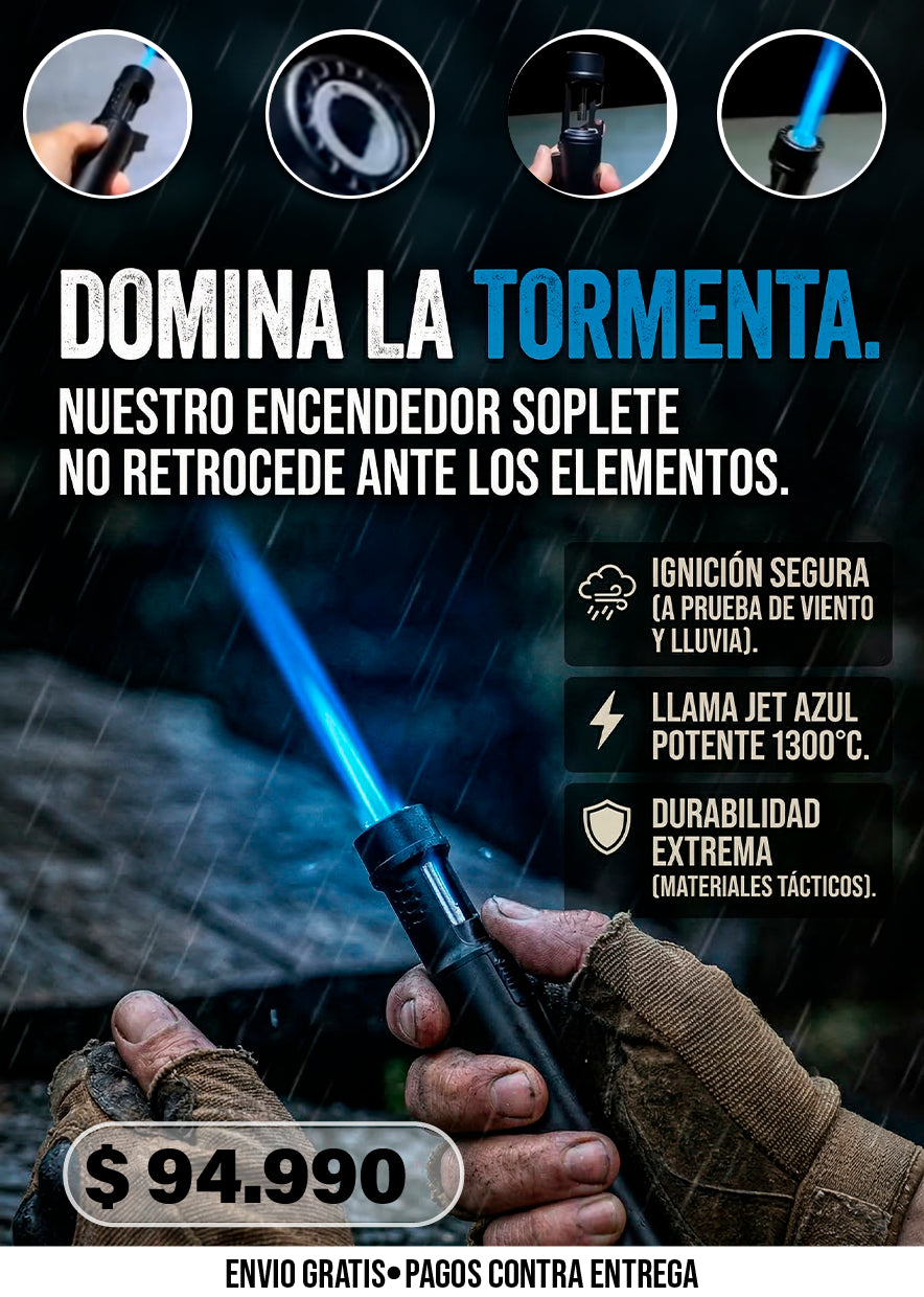 ENCENDEDOR A PRUEBA DE VIENTO CON MÚLTIPLES USOS