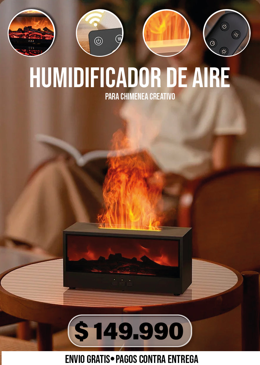 HUMIDIFICADOR DE AIRE PARA CHIMENEA CREATIVO