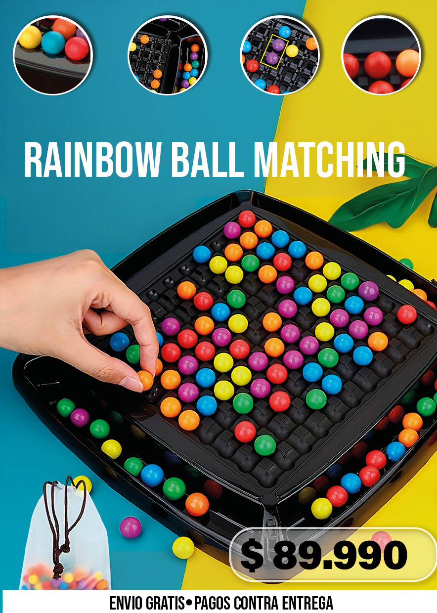 JUGUETE RAINBOW BALL MATCHING