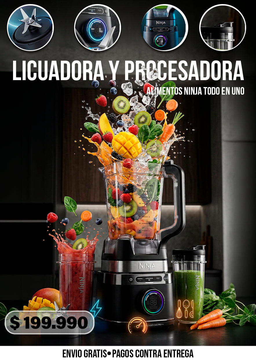 LICUADORA Y PROCESADORA DE ALIMENTOS NINJA TODO EN UNO