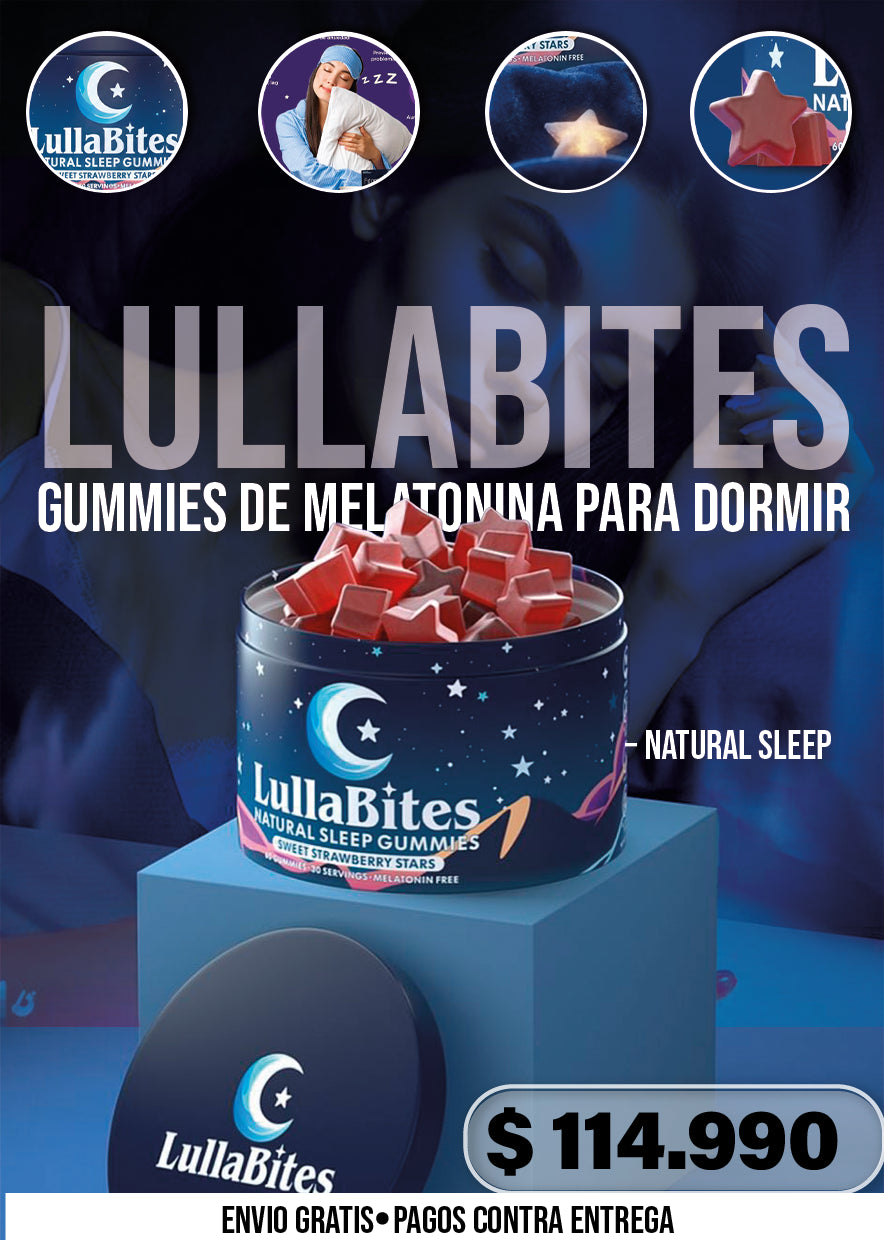 LULLABITES – NATURAL SLEEP GUMMIES DE MELATONINA PARA DORMIR