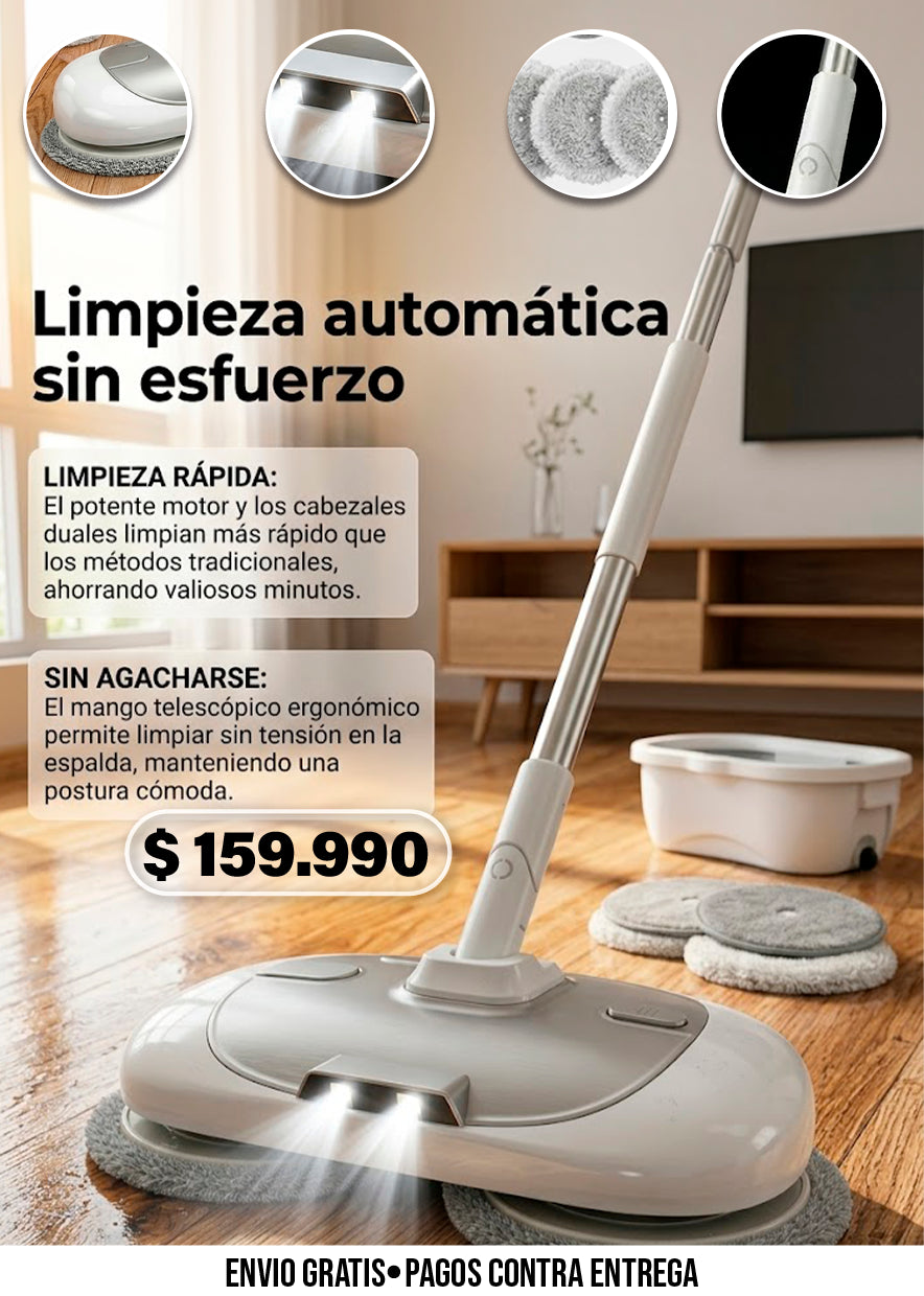 MOPA LIMPIADOR ELÉCTRICO DE PISOS