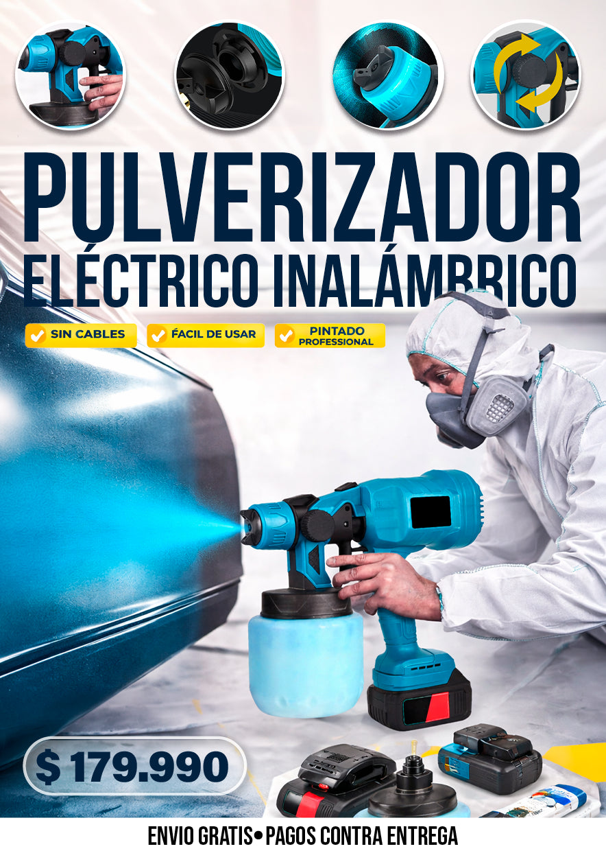 PULVERIZADOR ELÉCTRICO INALÁMBRICO