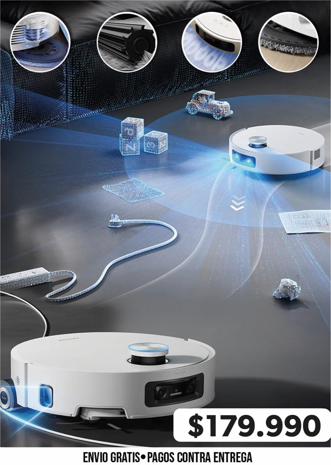 DREAME ASPIRADORA Y TRAPEADORA ROBOT