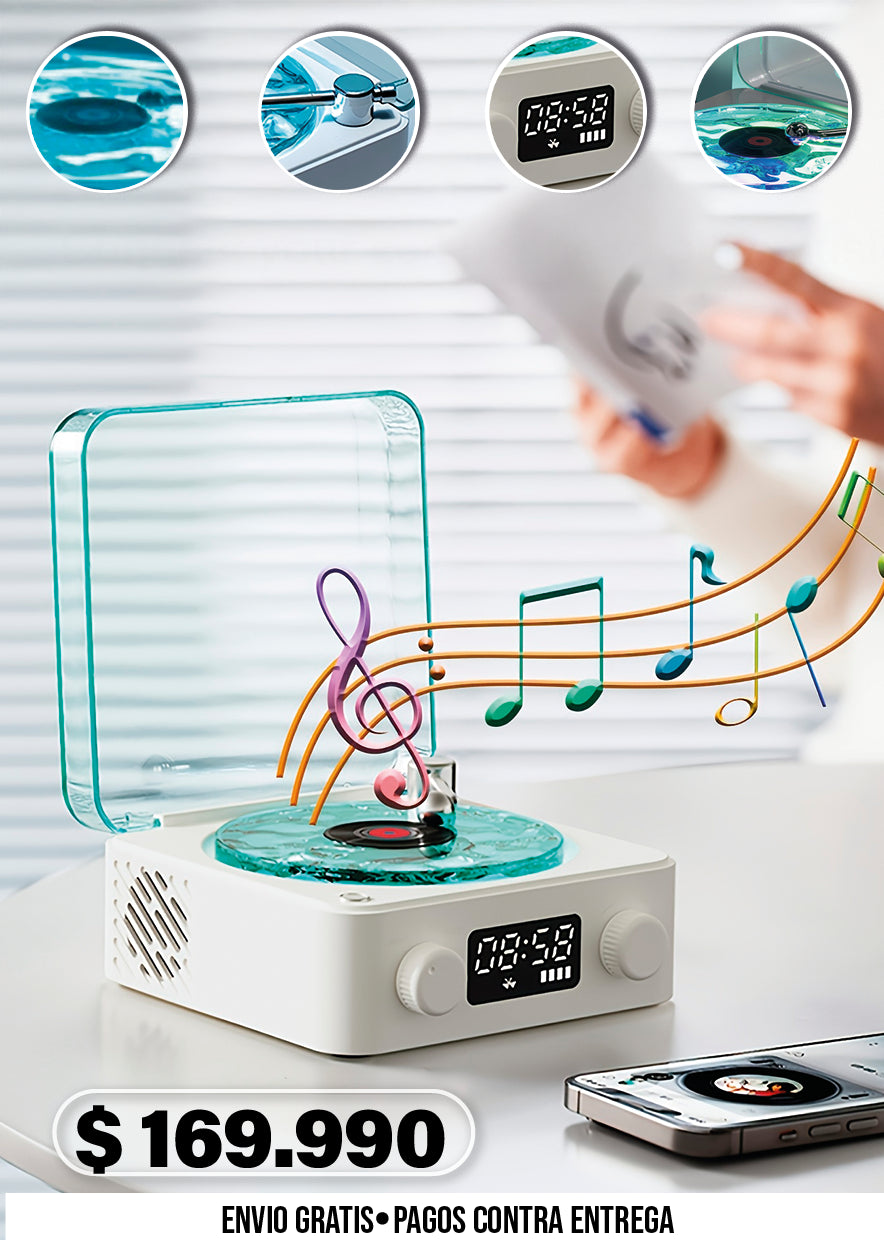 ALTAVOZ EN FORMA DE DISCO