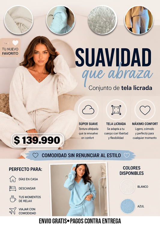 CONJUNTO DE TELA LICRADA