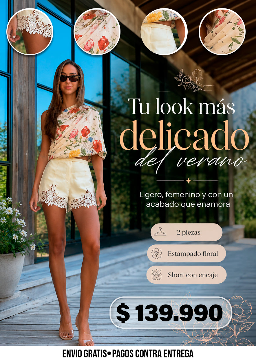 CONJUNTO FEMENINO DE DOS PIEZAS