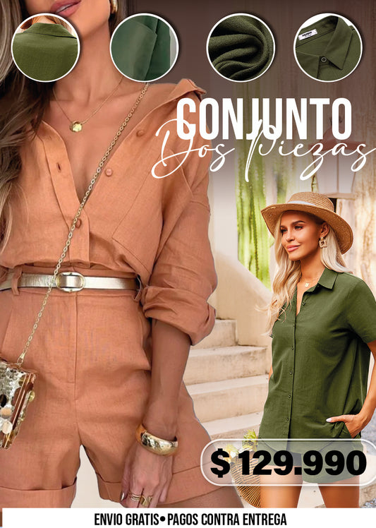 CONJUNTO DE DOS PIEZAS DE MUJER - CORTO