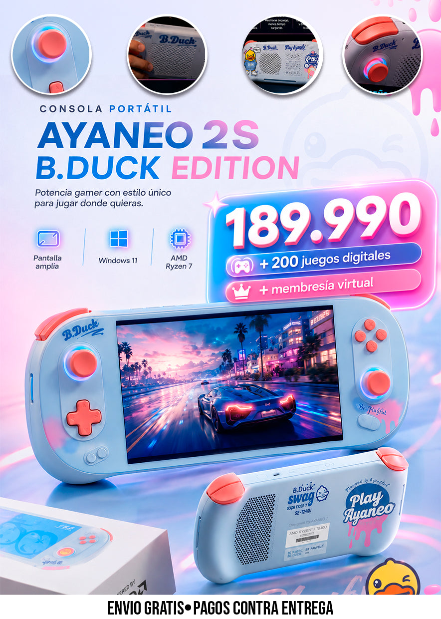 CONSOLA PORTÁTIL AYANEO 2S B.DUCK EDITION