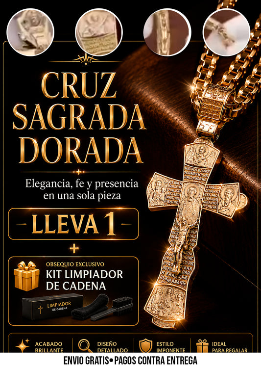 CRUZ SAGRADA DORADA