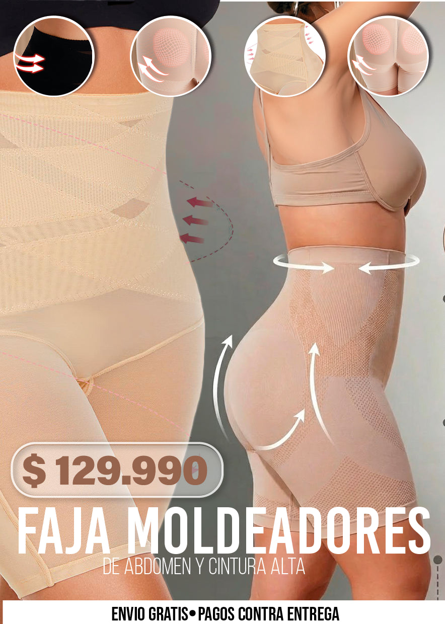 FAJA MOLDEADORES DE ABDOMEN Y CINTURA ALTA