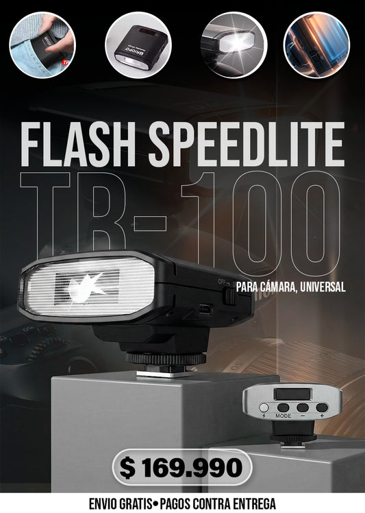 FLASH SPEEDLITE TR-100 PARA CÁMARA, UNIVERSAL