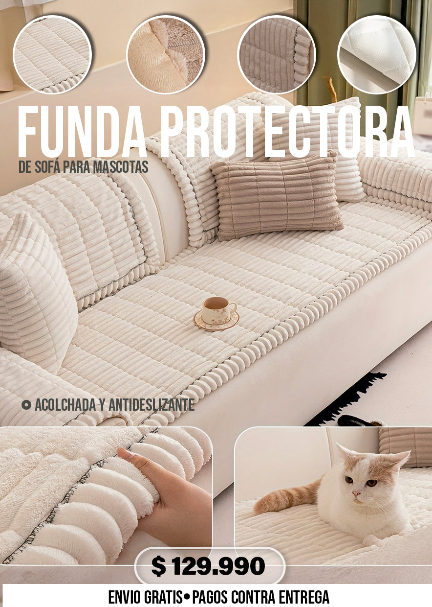 FUNDA PROTECTORA DE SOFÁ PARA MASCOTAS