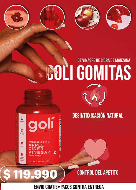 GOLI GOMITAS DE VINAGRE DE SIDRA DE MANZANA