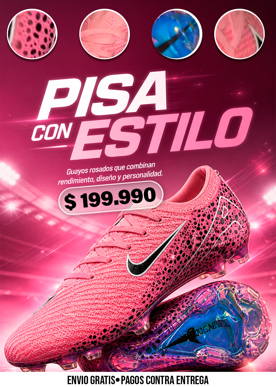 GUAYOS DEPORTIVOS ROSADOS