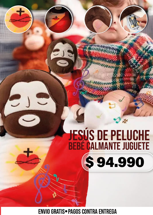 JESÚS DE PELUCHE BEBÉ CALMANTE JUGUETE