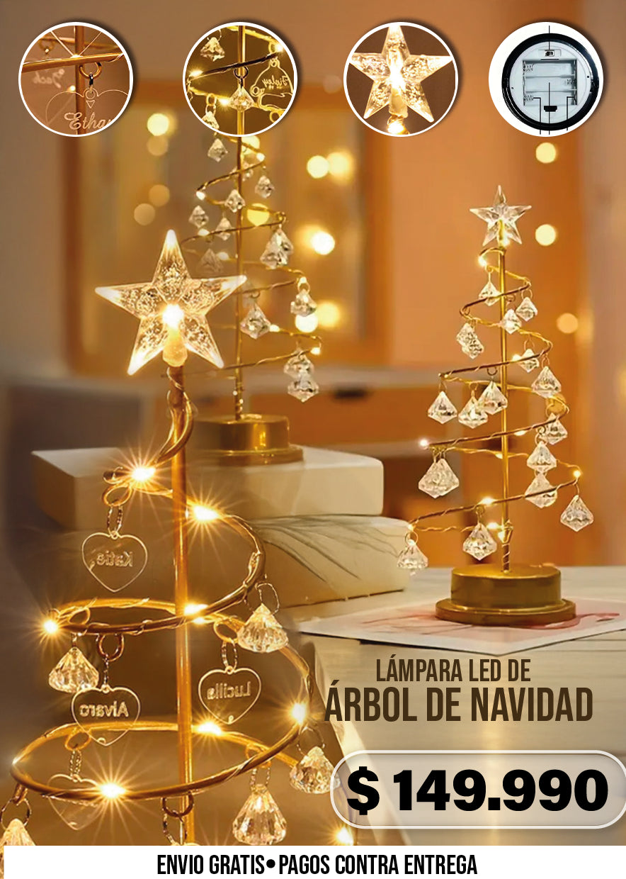 LÁMPARA LED DE ÁRBOL DE NAVIDAD