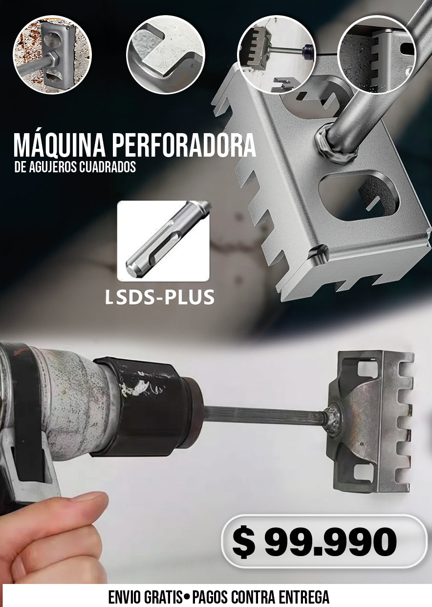 MÁQUINA PERFORADORA DE AGUJEROS CUADRADOS