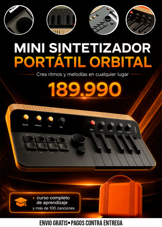 MINI SINTETIZADOR PORTÁTIL ORBITAL