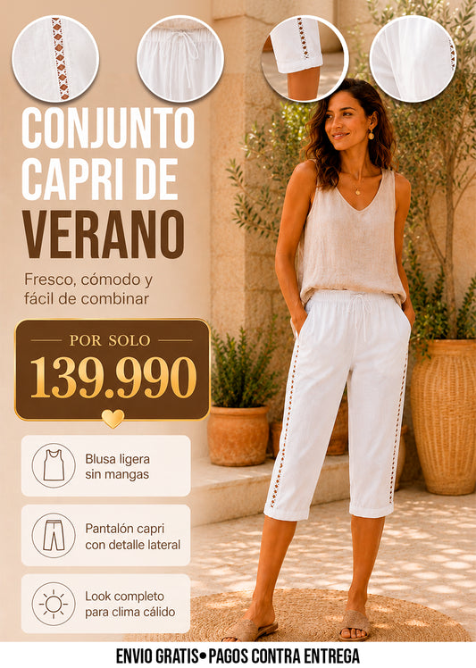CONJUNTO CAPRI DE VERANO