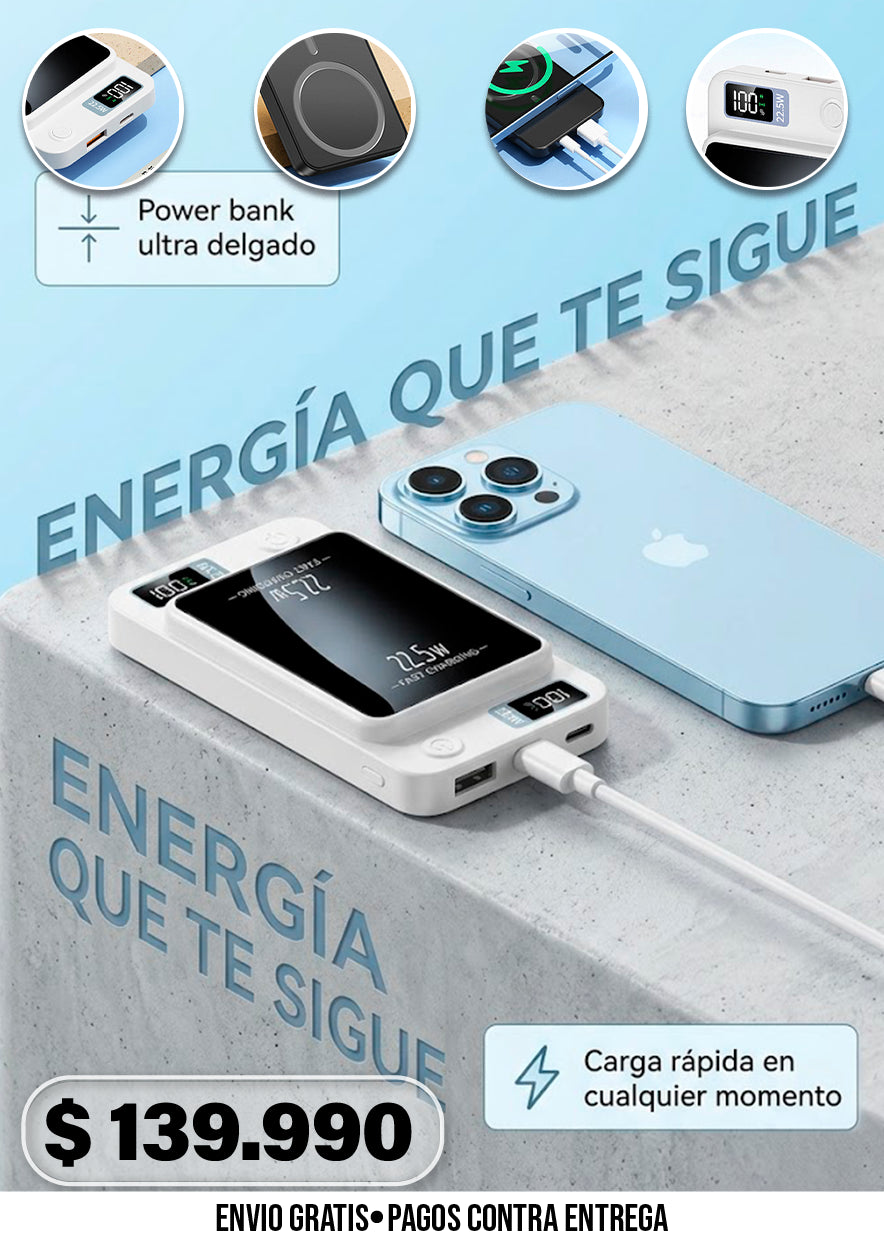 POWER BANK 20000MAH ULTRADELGADO