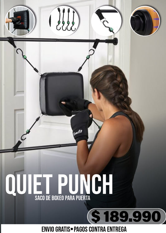 QUIET PUNCH SACO DE BOXEO PARA PUERTA