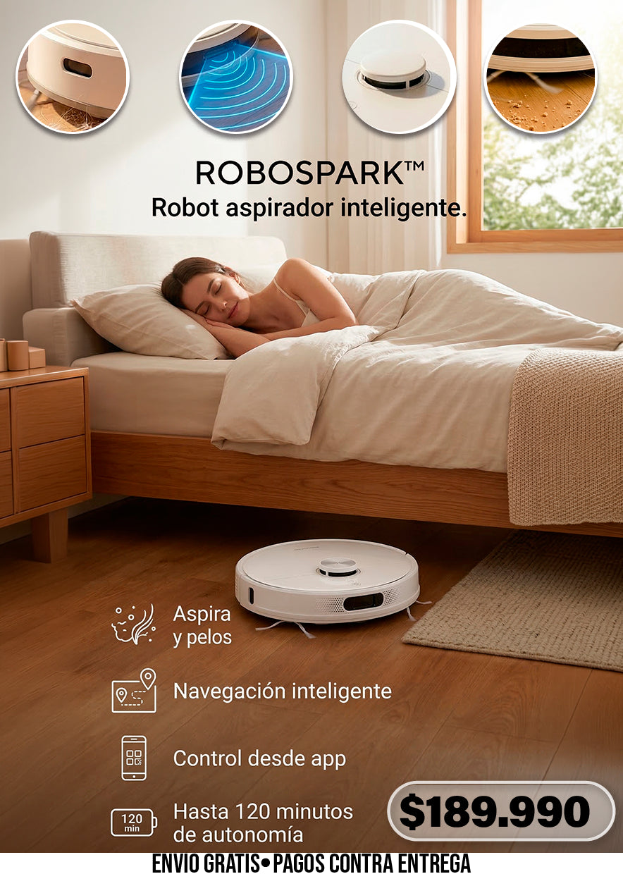 ROBOSPARK ROBOT ASPIRADOR INTELIGENTE