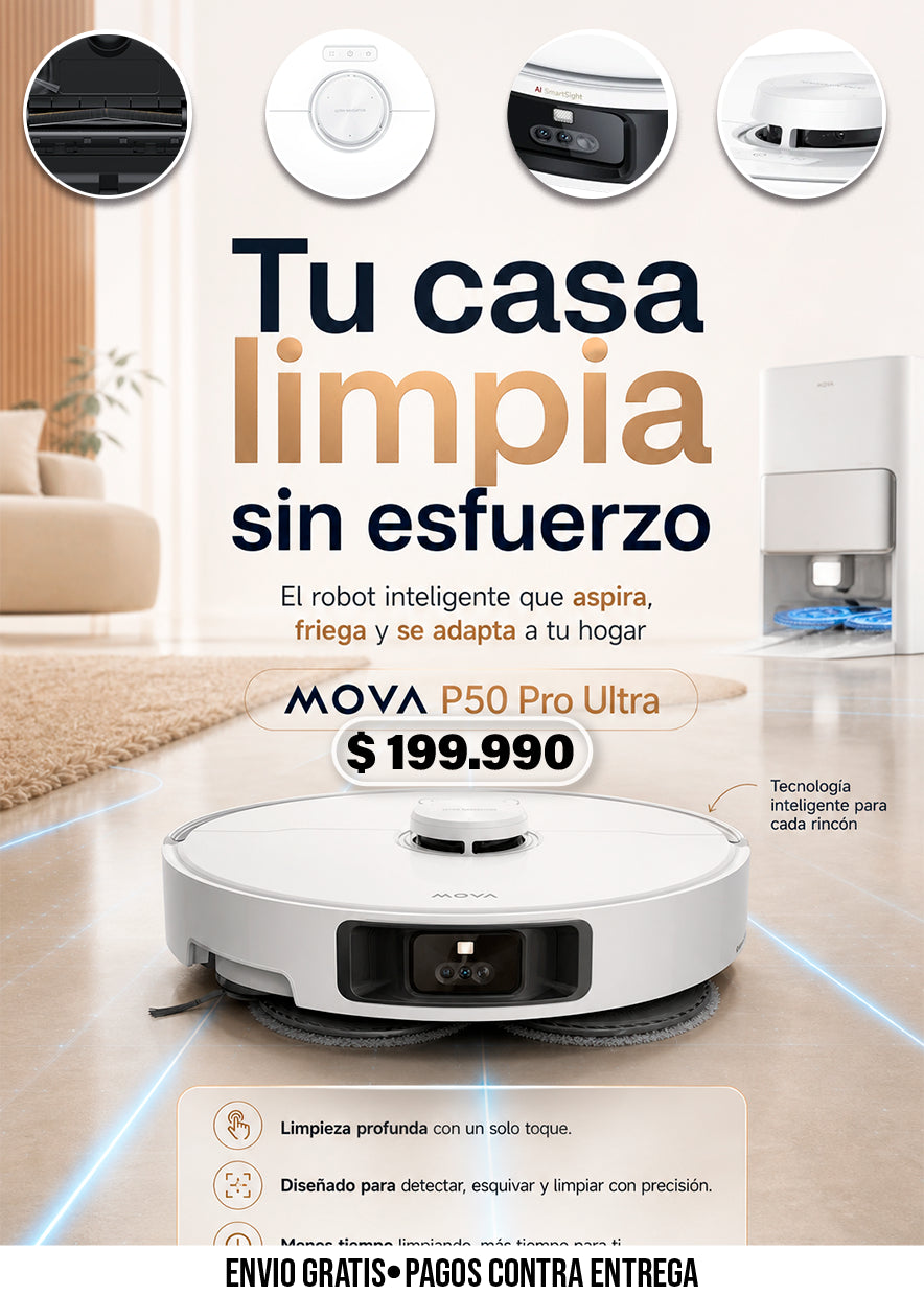 ROBOT ASPIRADOR MOVA P50 PRO ULTRA