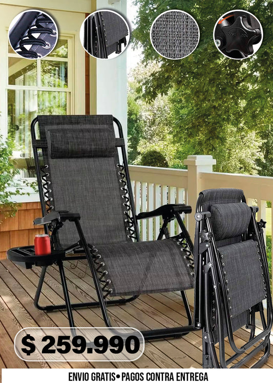 SILLA PLEGABLE GRAVEDAD CERO