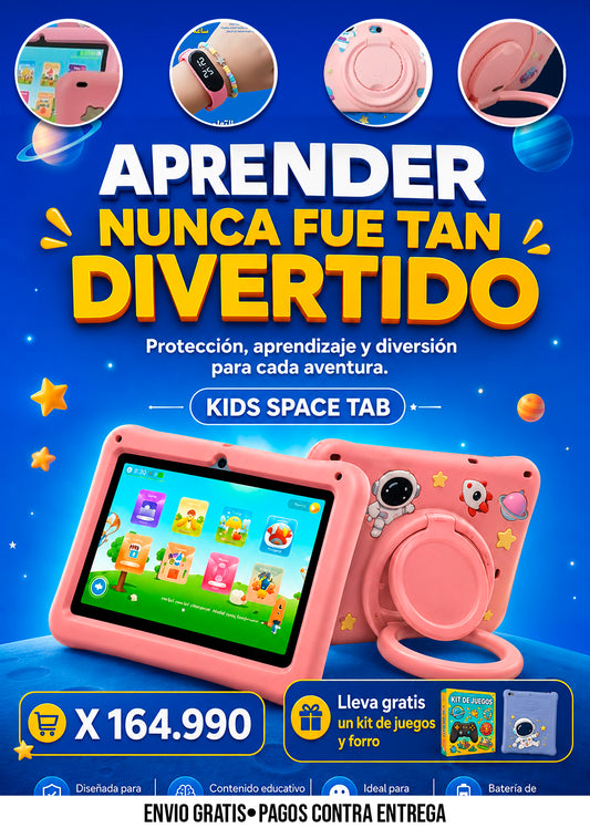 TABLET INFANTIL EDUCATIVA CON FUNDA ANTIGOLPES