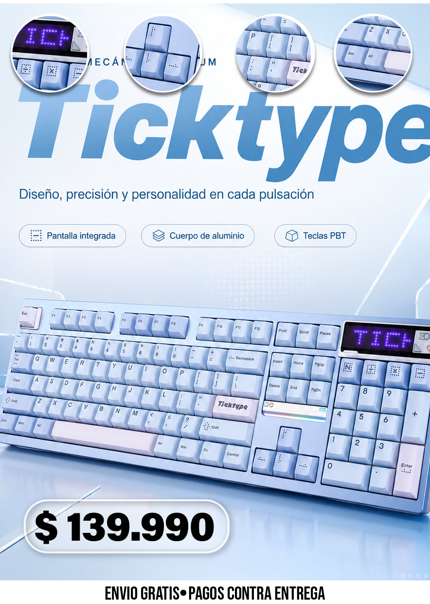 TECLADO MECÁNICO INALÁMBRICO